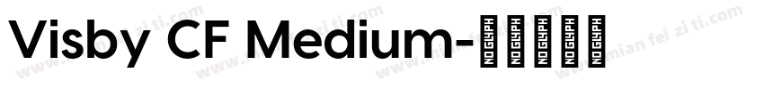 Visby CF Medium字体转换